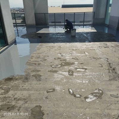 台中劉先生 屋頂PU防水工程 外牆隔熱工程