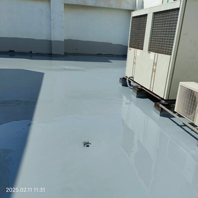 台中劉先生 屋頂PU防水工程 外牆隔熱工程
