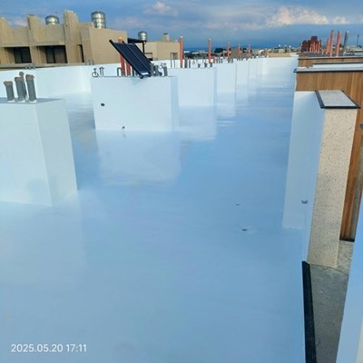 彰化江先生 屋頂PU防水工程 外牆隔熱工程